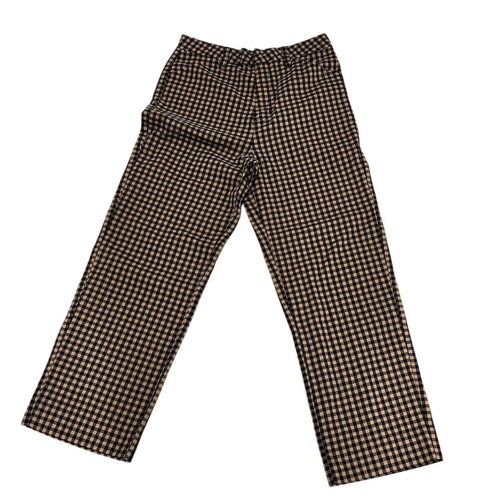 Brixton Women's Thurston Gingham Check Dress Pants Size 26 Multicolor